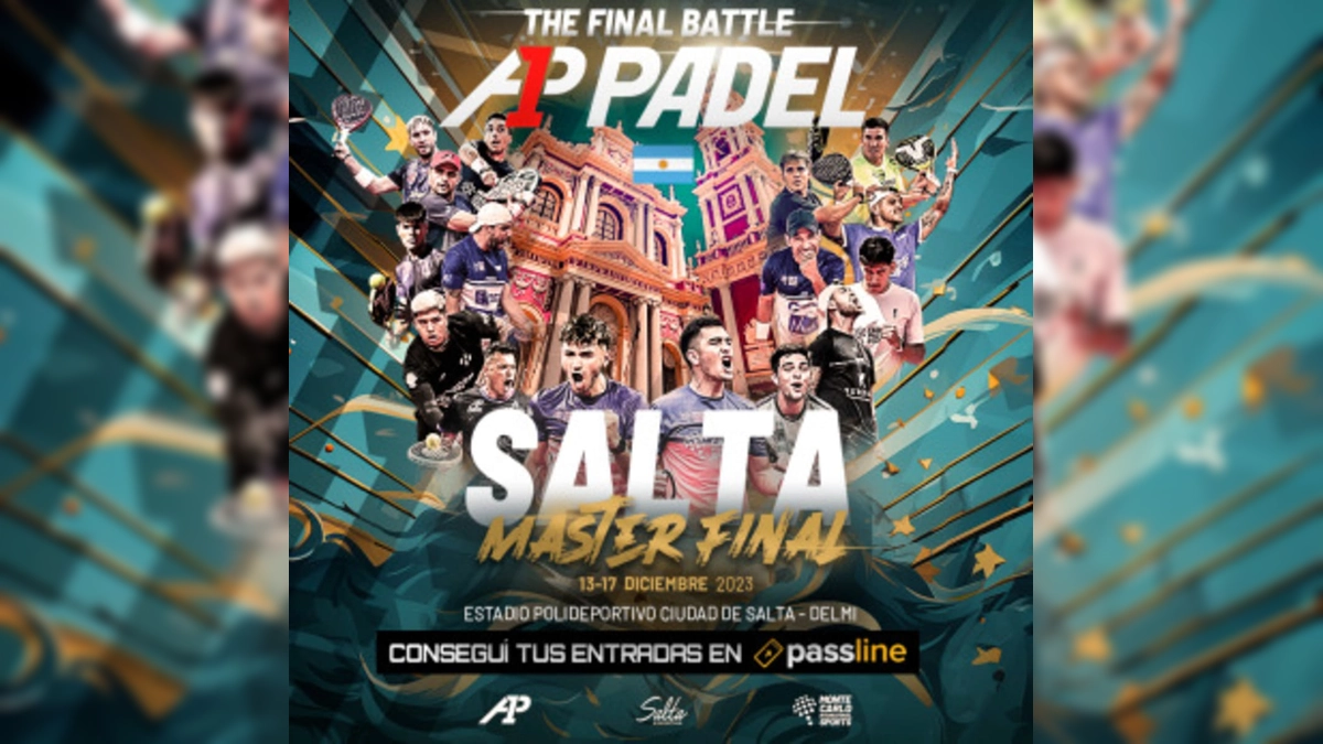 Maxi Arce Busca la Gloria en Casa: Master Final de Pádel 2024 en Salta del 13 al 17 de Diciembre