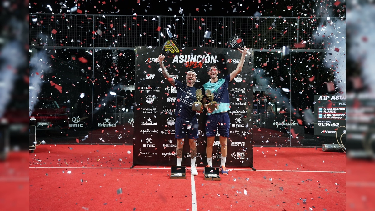 Triunfo Inolvidable: Gonzalo Alfonso y Juani De Pascual vencen a los nº1 Franco Dal Bianco y Maxi Arce en el A1 Asunción Open 2023