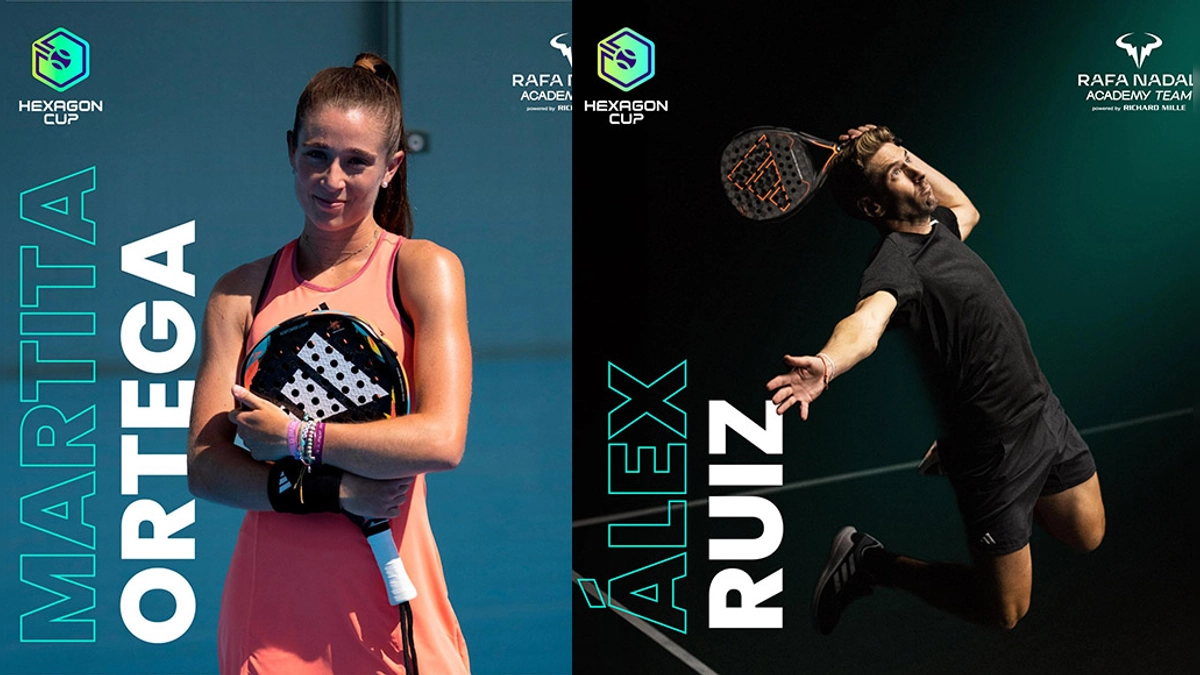 Hexagon Cup en Madrid: Martita Ortega y Álex Ruiz lideran la Rafa Nadal Academy por 1 millón de euros