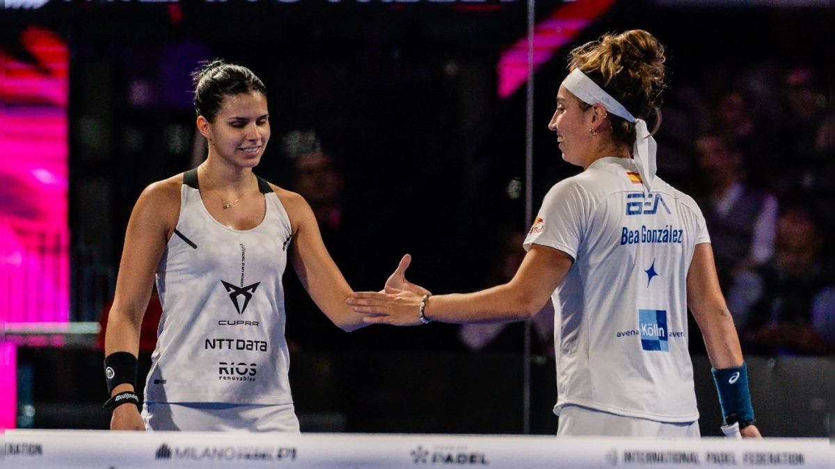 Delfi Brea y Bea González dominan el Milano Premier Padel con un triunfo 6-0 7-6(4) y apuntan al Master Final