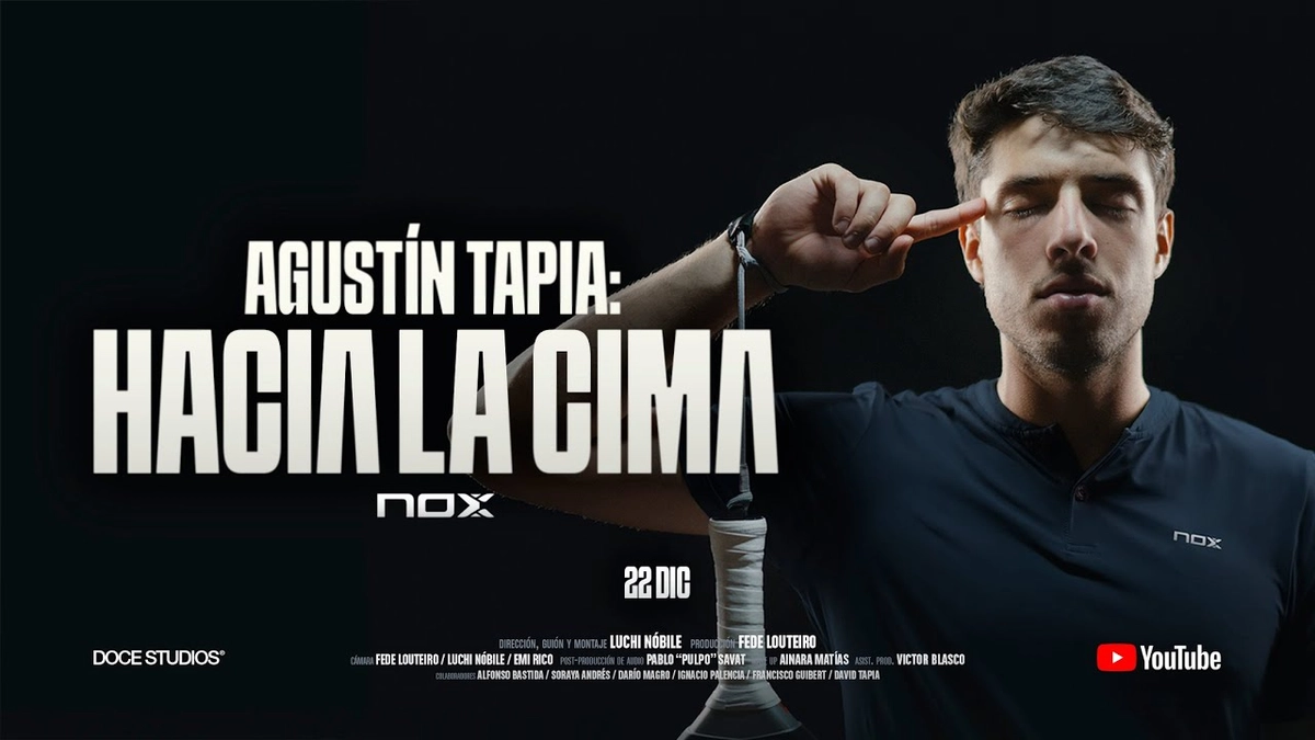 🎥 "Agustín Tapia: Hacia La Cima" - El Documental que Relata su Ascenso a Número Uno del Pádel a los 23 Años