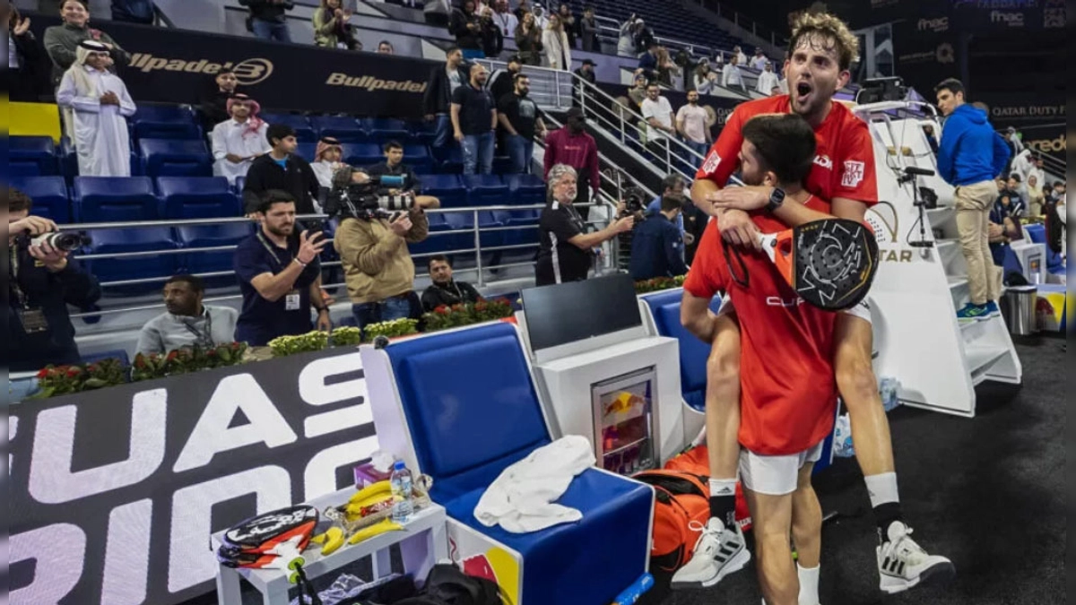 Hazaña de Yanguas y Garrido: a un paso de la gloria en el Qatar Major Premier Padel tras vencer a los Superpibes