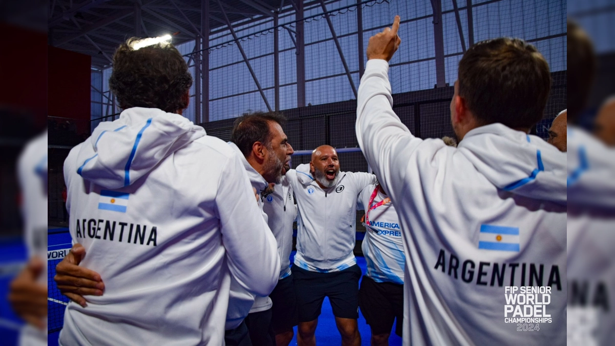 Argentina triunfa sobre España 3-1 y se corona en el Mundial de Pádel de Veteranos