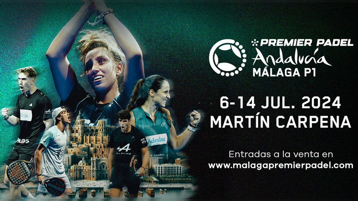 Premier Padel Andalucía Málaga P1: Del 6 al 14 de Julio con Momo González, Álex Ruiz y más en el Palacio de Deportes José María Martín Carpena