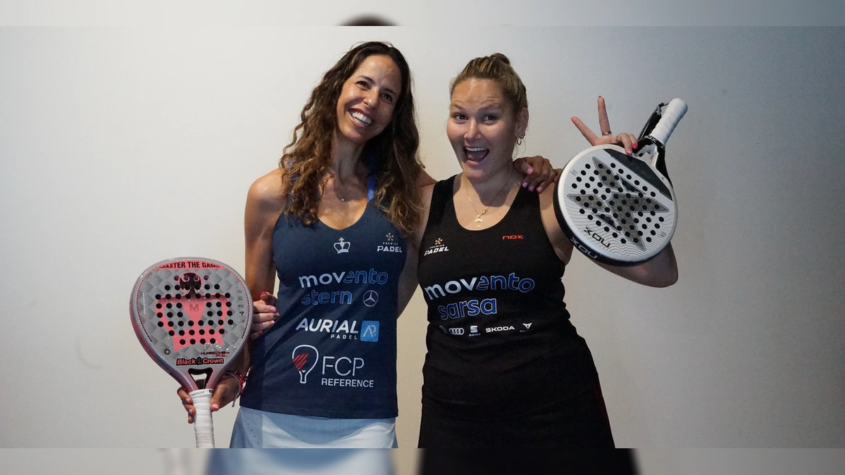 Marta Marrero y Aranza Osoro Anuncian Alianza para el Premier Padel Tour 2024 en Evento en Movento Stern Terrassa