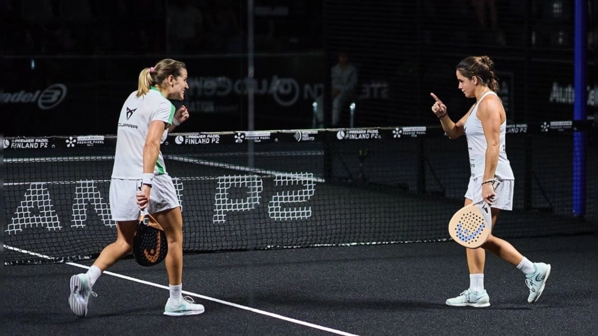 Ari Sánchez y Paula Josemaría ganan Finland Premier Padel P2 con un 6-3 6-1 en menos de 90 minutos