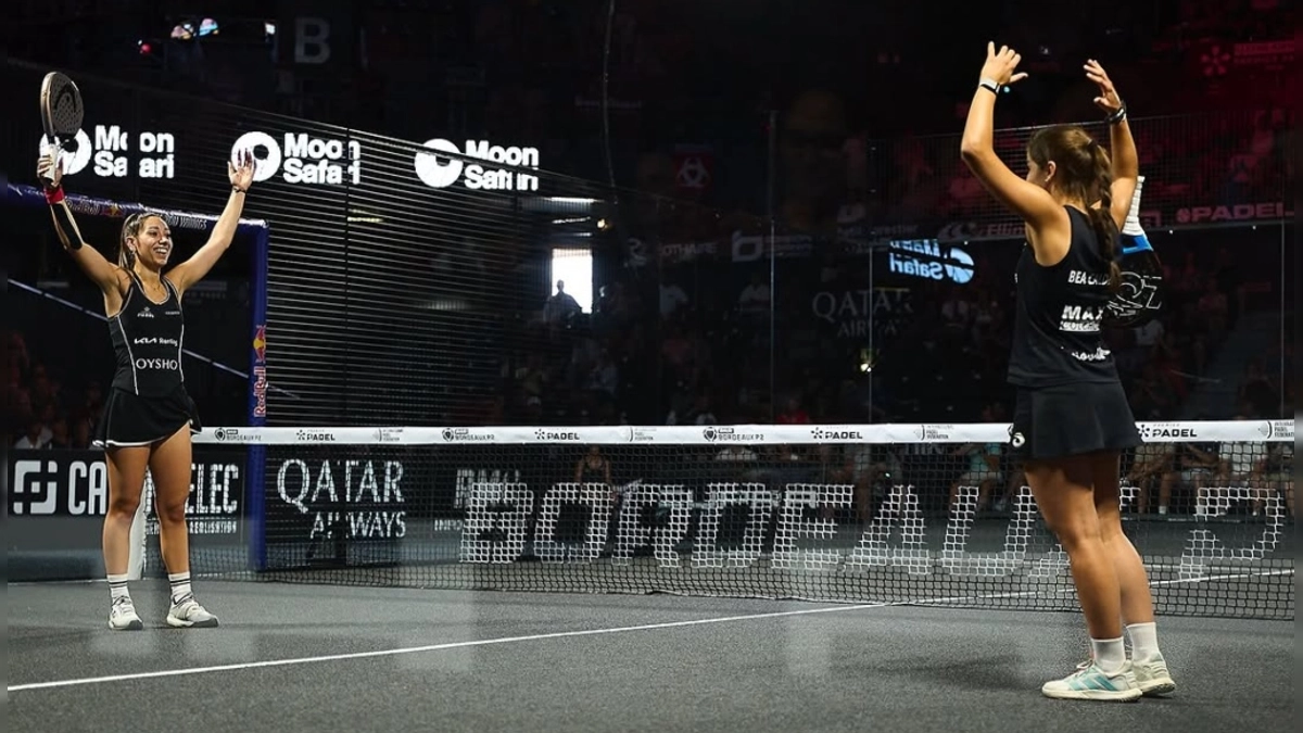 Bea Caldera y Carmen Goenaga logran histórica primera final en Premier Padel Bordeaux P2 tras vencer a las número tres del mundo sin ceder sets