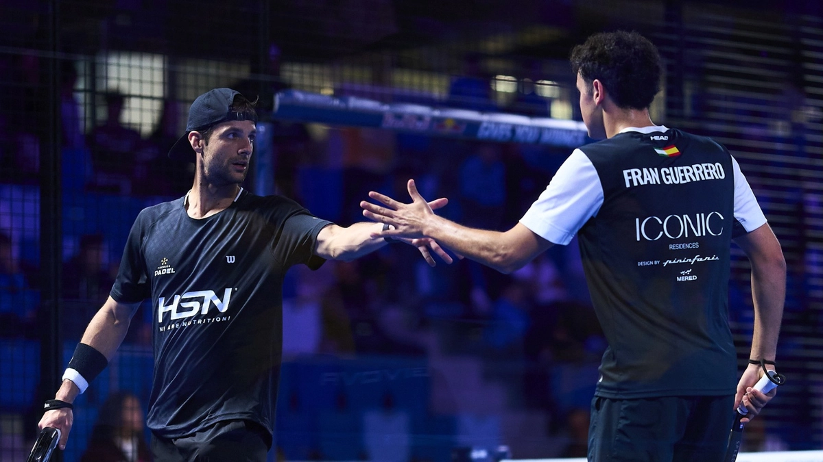 Momo González y Fran Guerrero debutan con victoria en el Oysho Milano Premier Padel P1 2023 en Milán