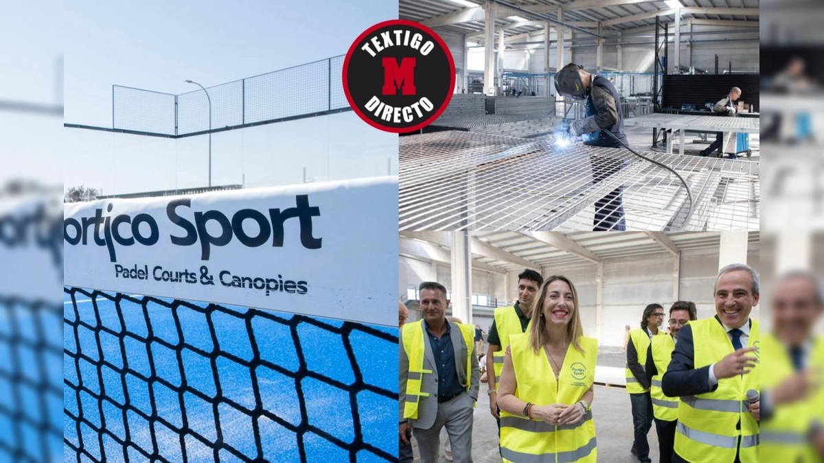 Inauguración de las nuevas instalaciones de Portico Sport en Villafranca de los Barros: Avance en la industria del pádel español con una producción de 2.000 pistas anuales