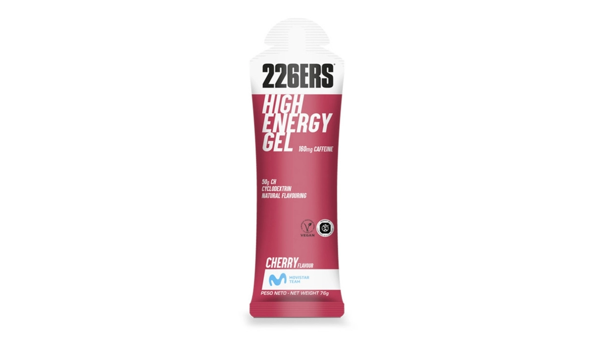 Gel Energético High Energy Gel de 226ERS: El futuro vegano y libre de gluten de la nutrición deportiva con 200 Kcal