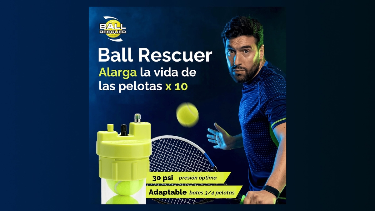 🎾 Ball Rescuer: Mantén Tus Pelotas de Pádel o Tenis en Óptimas Condiciones con Alta Presión 30/35 PSI