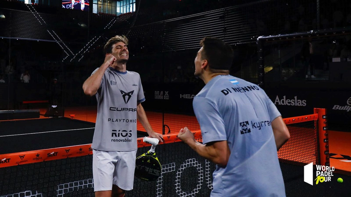 Impresionante victoria de Stupaczuk/Di Nenno en semifinal de WPT Madrid Master tras 2h40 de juego intenso: Una lección de resistencia física y mental en el padel