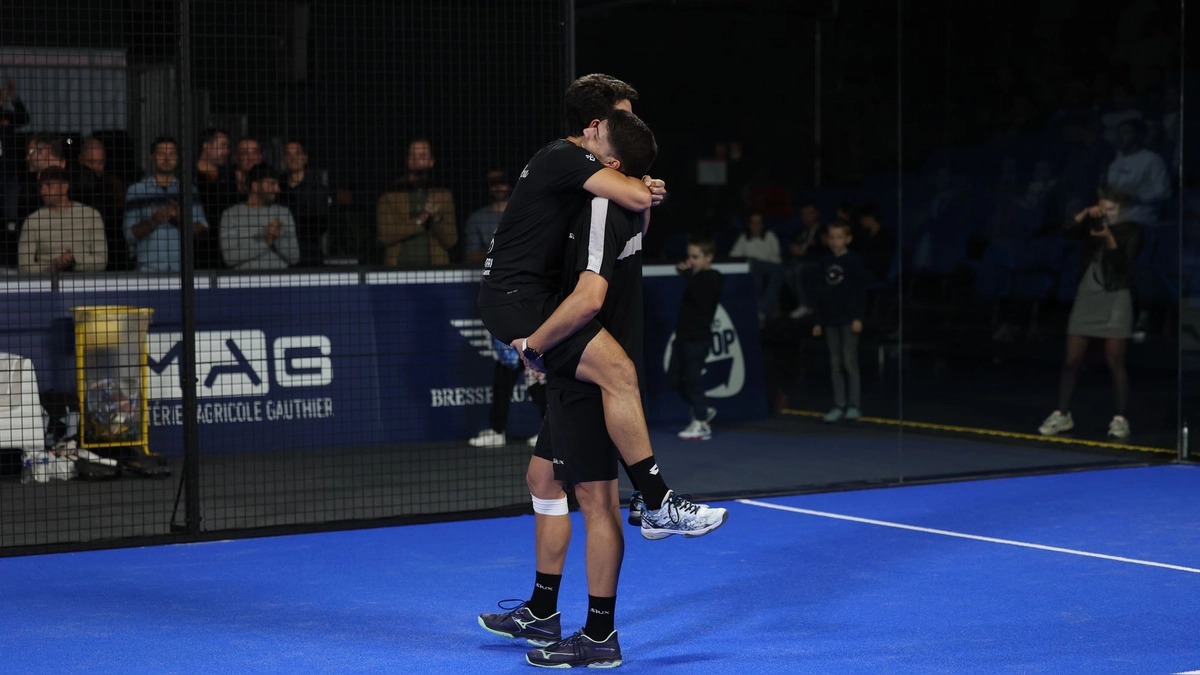 Mario Huete y Federico Mouriño se coronan en el FIP Rise Bourg-en-Bresse con una victoria de 6/2, 2/6, 7/5