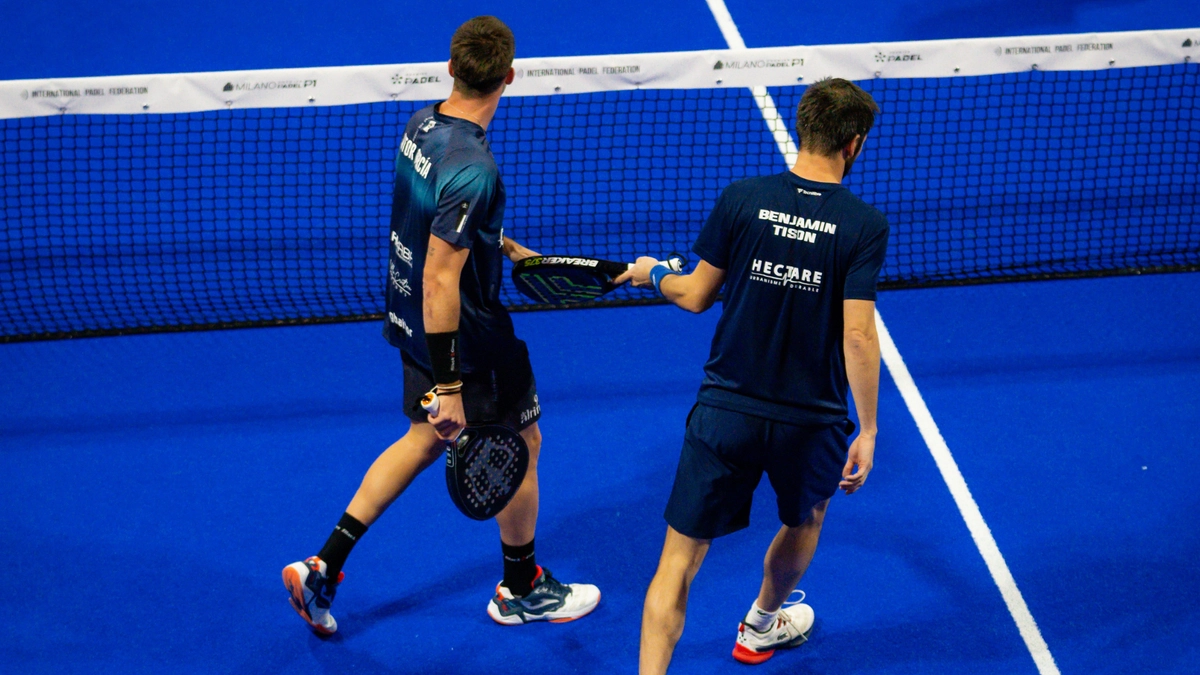 Benjamin Tison y Aitor Garcia: Proeza Casi Alcanzada en el Milano Premier Padel P1 Contra Juan Tello y Alex Ruiz